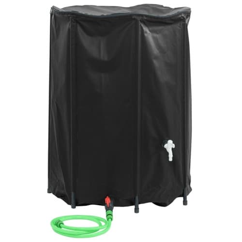 Vattentank med kran vikbar 1350 L PVC