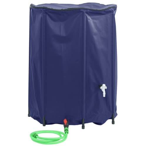Vattentank med kran vikbar 1350 L PVC
