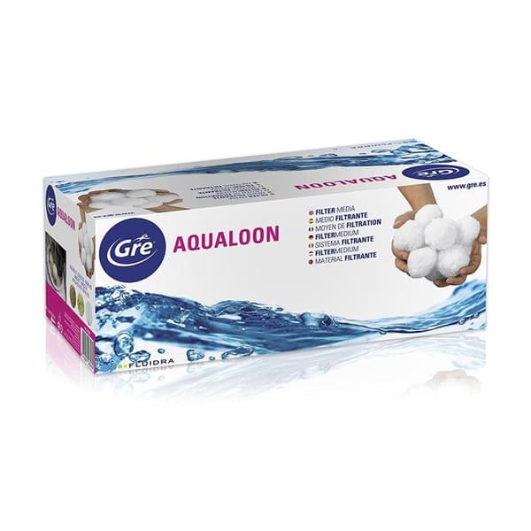 Aqualoon textilfiltermedia för sandfilter - GRE - Vit - 700 gr - 3 mikron filtrering