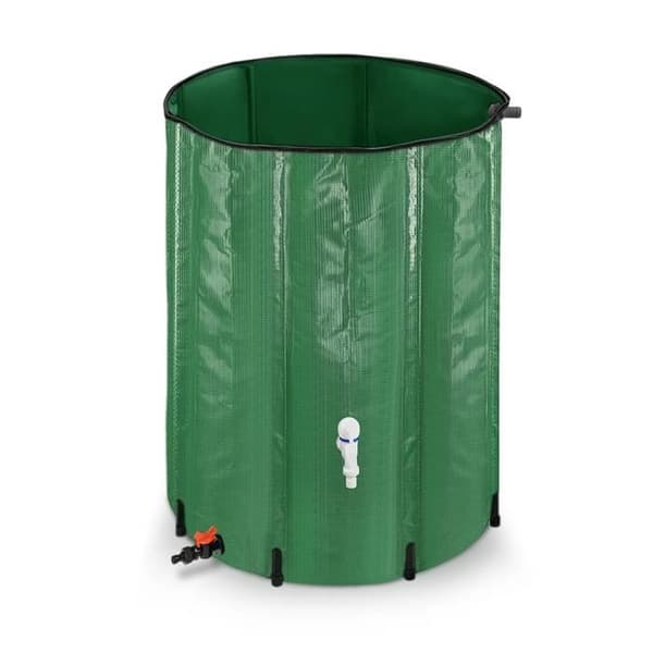 YUENFONG hopfällbar regnvattentank 380L vattenuppsamlare PVC-tank - Samlar vatten miljövänligt