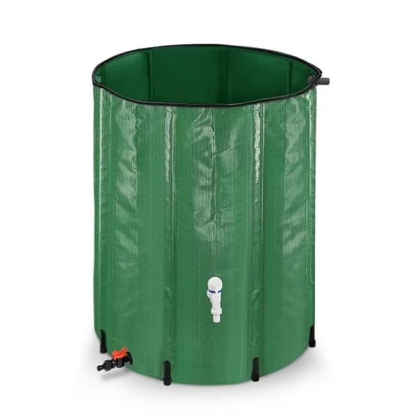 YUENFONG hopfällbar regnvattentank 500L vattenuppsamlare PVC-tank - Samlar vatten miljövänligt