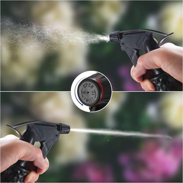 2 delar 500 ml sprayflaskor tomma påfyllningsbara, tomma plastvattenflaskor, sprayflaska, sprayflaska