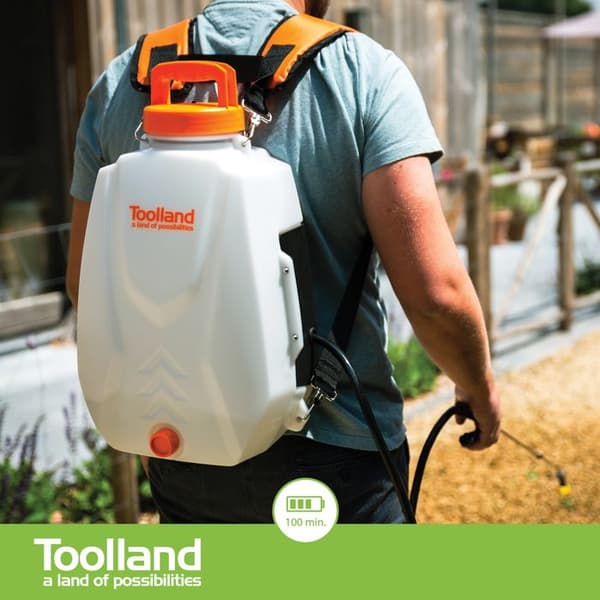 Toolland 12L batteri ryggsäck tryckspruta