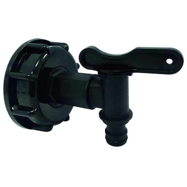 BOUTTE Plastikkadapter - Tank 1000 L - Ø60 - Hurtig plastkran