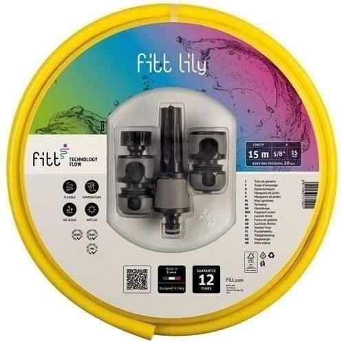 FITT - Batteri FITT Lily - Gul - 15 mm x 15 m - KIT