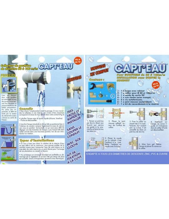 EDA Kit samlare Capt'Eau premium universell - Grå
