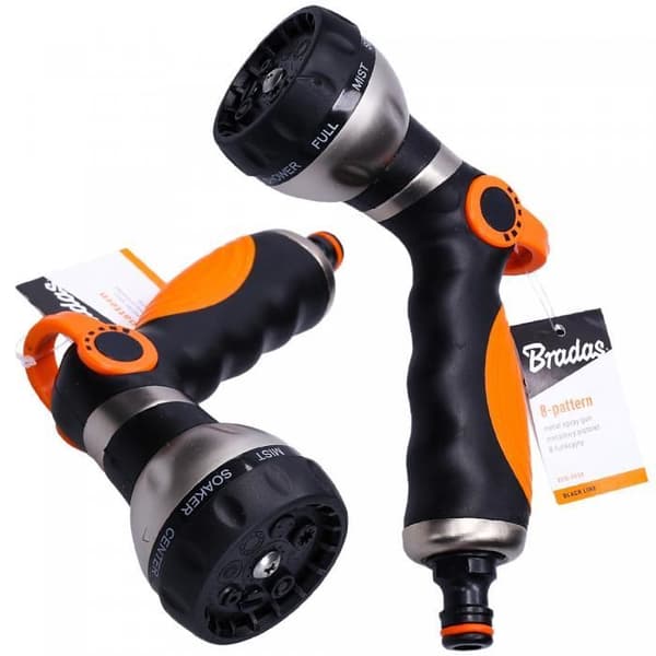 BRADAS BLACK LINE 8-FUNKTIONER METALL TRÄDGÅRDSVISTAN | SPRAYPISTON
