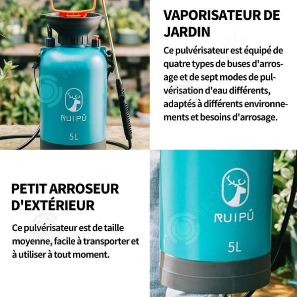 INN Tryckspruta 5L förtrycksspruta spruta trädgårdsbevattning och sprutning trädgård liten vattning