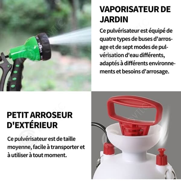 INN Tryckspruta 5L förtrycksspruta spruta trädgårdsbevattning och sprutning trädgård liten vattning