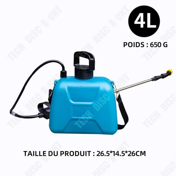 TD Elektrisk spruta 4L 2200mAh Ryggsäck spruta Batteri spruta Elektrisk spruta för trädgårdsväxter
