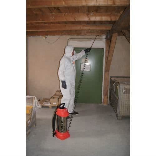 Mesto Tryckspruta Plus 10 l i rostfritt stål, FPM, silver - 3615P