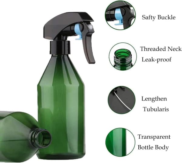Plant Mister -suihkepullo, 10 unssia 300 ml Fine Mist -sumutin yläpumpulla, puutarhanhoito (vihreä)