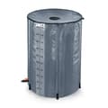 Miniatyrbild 1 av 4: YUENFONG Hopfällbar regnvattentank 200 l PVC tank vattenuppsamlare - För uppsamling av regnvatten - Grå