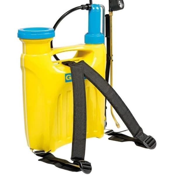 Gloria Hobby 1200 ryggsäcksspruta - Mässingslans och munstycke - 12 L - 4 stänger