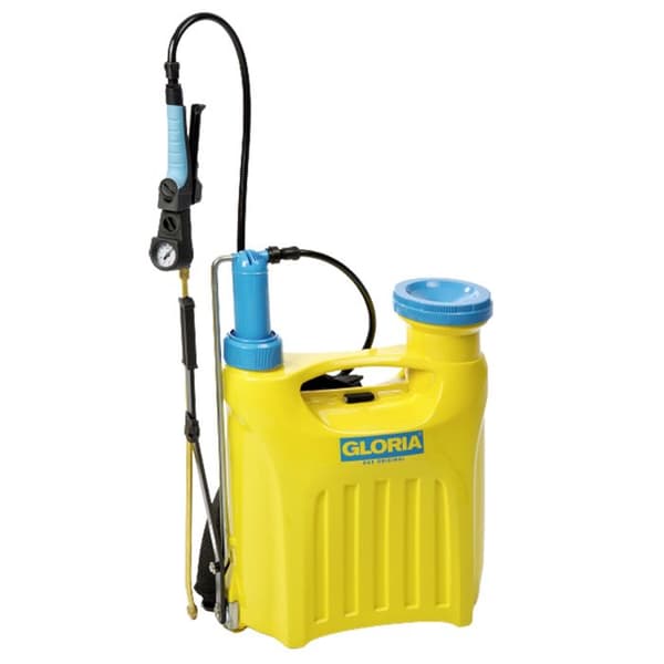 Gloria Hobby 1200 ryggsäcksspruta - Mässingslans och munstycke - 12 L - 4 stänger