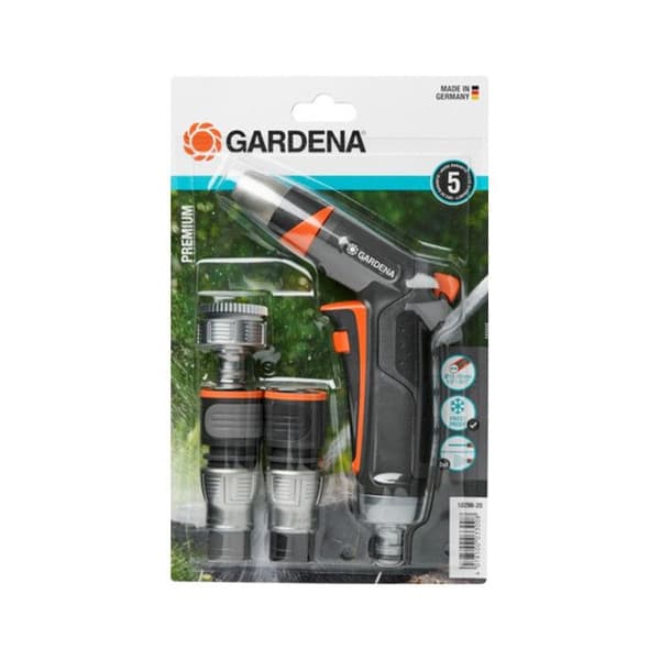 Vattningsnödvändighet - GARDENA - Premium 18298-20 - 5 tillbehör - Tysk tillverkning - Färdig att använda kit