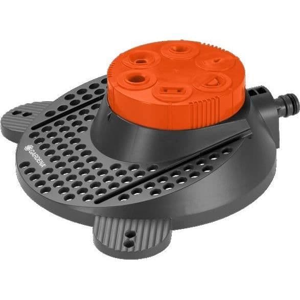 GARDENA Multi-Area Sprinkler Plus Boogie Classic - Flera bevattningsmönster - Variabel radie - 5 års garanti (2073-20)