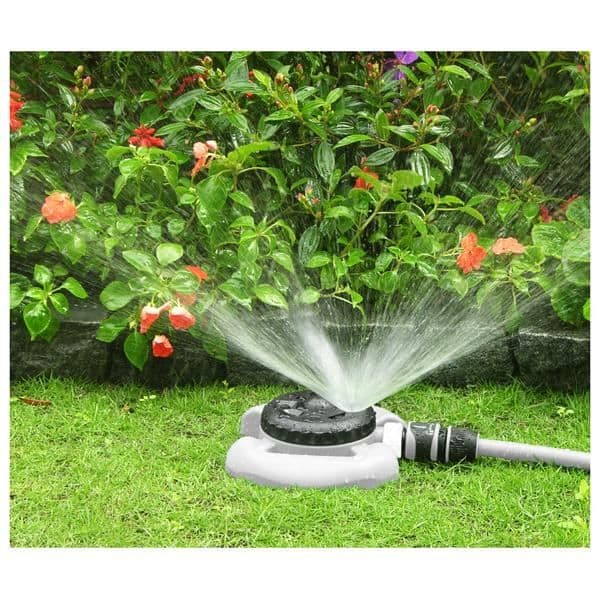 BRADAS WHITE LINE Sprinkler med bas, justerbar, plast, olika modeller [8 funktioner]