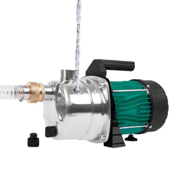 VONROC Havepumpe - Vandpumpe - Centrifugalpumpe - 1000W | Max højde 44mtr.  | 3500l/h