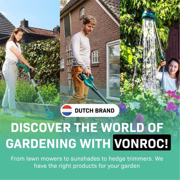 VONROC Dränkbar pump 750W – 14000 L/h | Smutsigt och rent vatten