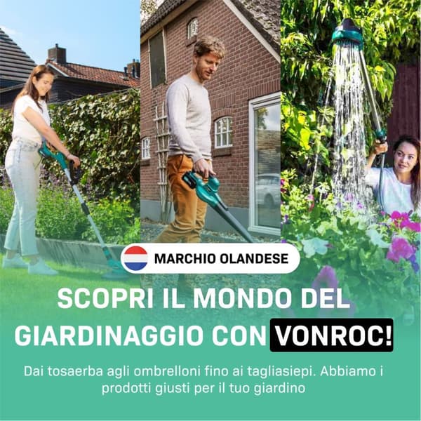 VONROC Dränkbar pump 750W – 14000 L/h | Smutsigt och rent vatten