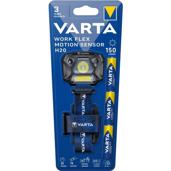 Varta Pannlampa Work Flex Motion Sensor