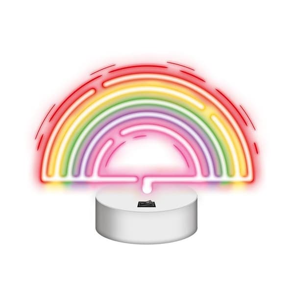 Neolia LED Neon Light RAINBOW På Stativ NNE09 - Flerfärgad