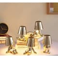 Miniatyrbild 7 av 9: Bordslampa Vid Sängen GOLD MAN Standing (model 3) MLTL