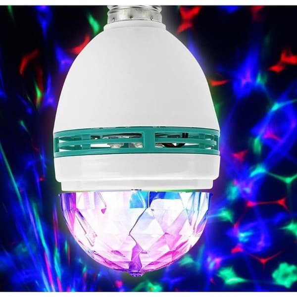 Disco LED-lampa Mini Partyljus RGB roterande E27 LBMPL