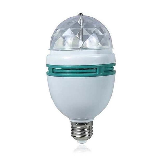 Disco LED-lampa Mini Partyljus RGB roterande E27 LBMPL