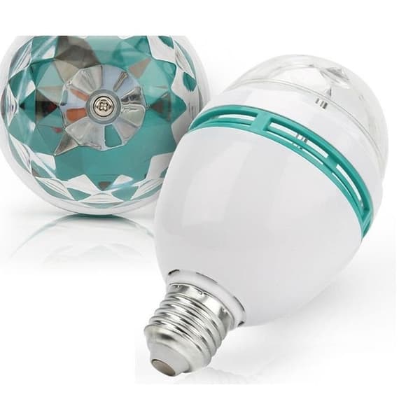 Disco LED-lampa Mini Partyljus RGB roterande E27 LBMPL