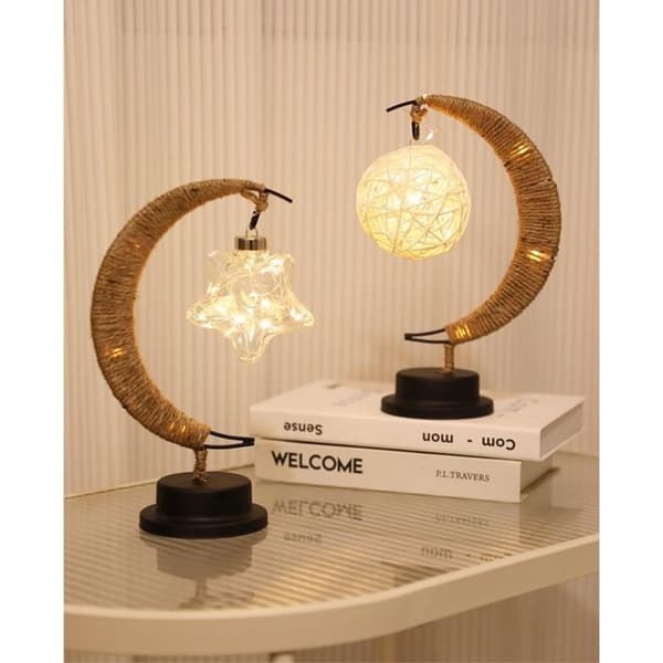 Bordslampa Vid Sängen Twirl Star Art Deco (model 3) EID