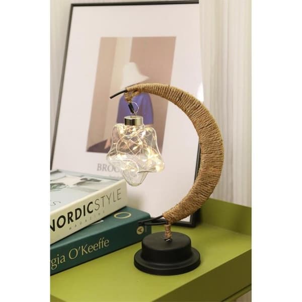 Bordslampa Vid Sängen Twirl Star Art Deco (model 3) EID