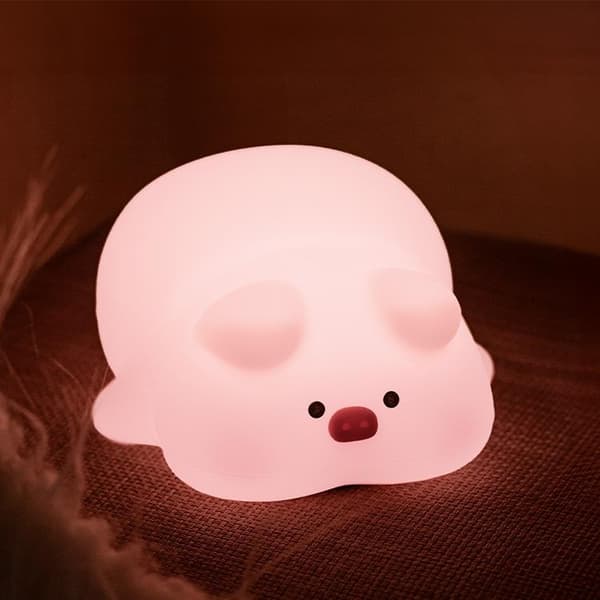 Forever LED Nattlampa Sleepy Pig FNL-09 - Rosa