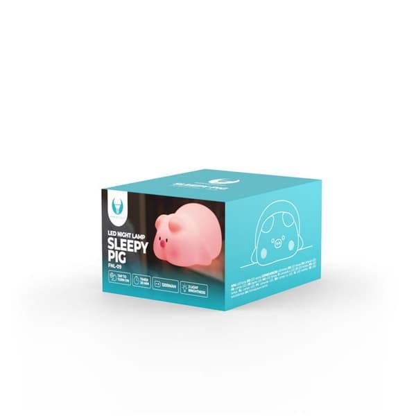 Forever LED Nattlampa Sleepy Pig FNL-09 - Rosa