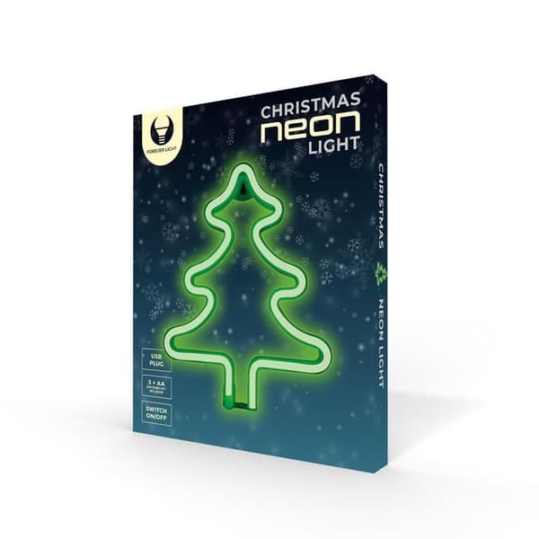 Forever Light LED Neon CHRISTMAS TREE FLNE16 - Grön
