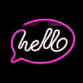 Miniatyrbild 4 av 9: Forever Light LED Neon HELLO Bat FLNE15 + USB - Rosa/Vit