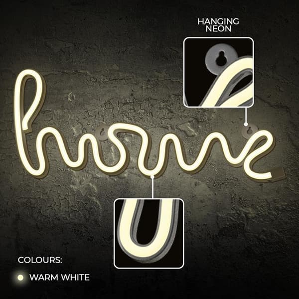 Forever Light LED Neon HOME Bat + USB FLNE21 - VarmVit