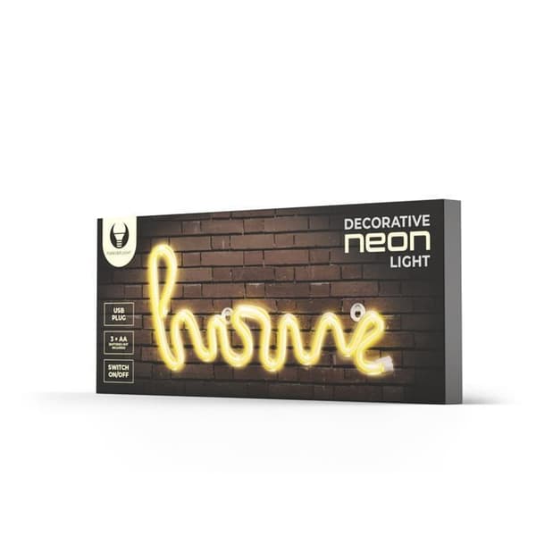Forever Light LED Neon HOME Bat + USB FLNE21 - VarmVit