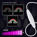Miniatyrbild 8 av 9: Forever Light LED Neon PLEXI RAINBOW ON CLOUDS - Flerfärgad