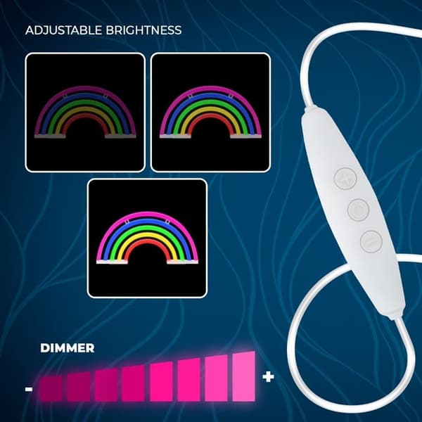 Forever Light LED Neon Light RAINBOW 5 Färger FLNE14X