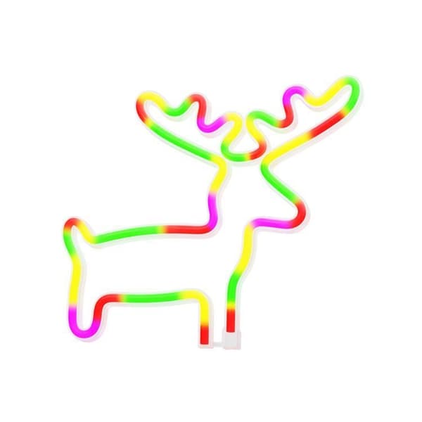 Forever Light LED Neon Light ELK Bat + USB FLNE12 - Flerfärgad