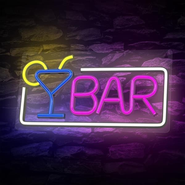 Forever Light LED Neon PLEXI BAR FPNE01X - Flerfärgad