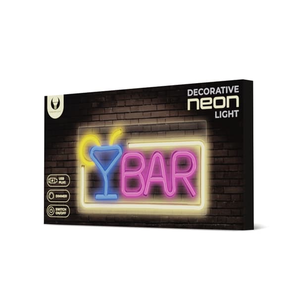 Forever Light LED Neon PLEXI BAR FPNE01X - Flerfärgad