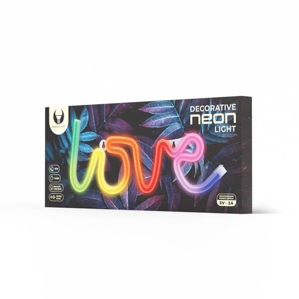 Forever Light LED Neon RGB LOVE FLRN01 + RC