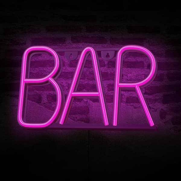 Forever Light LED Neon BAR Bat + USB FLNE24 - Rosa