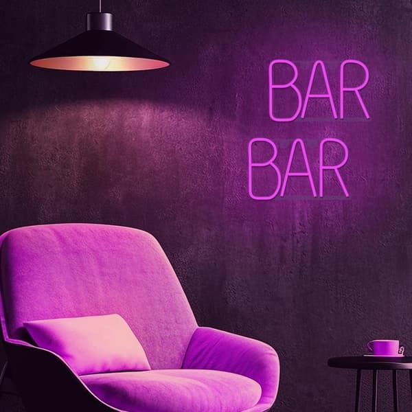 Forever Light LED Neon BAR Bat + USB FLNE24 - Rosa