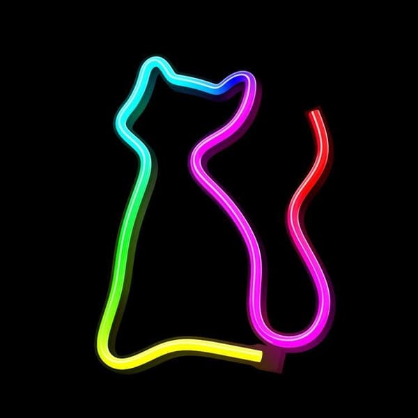 Forever Light LED Neon Light RGB CAT FLRN03 + RC