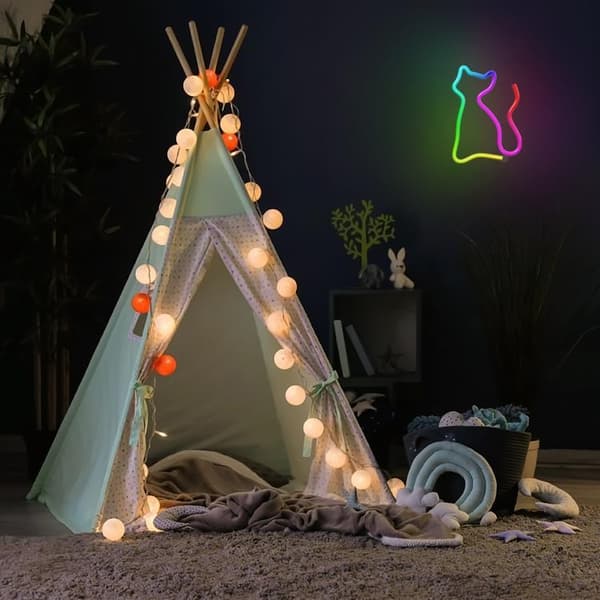 Forever Light LED Neon Light RGB CAT FLRN03 + RC