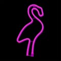 Miniatyrbild 2 av 8: Forever Light LED Neon Light Flamingo Bat + USB FLNE18 - Rosa